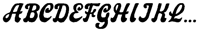 Redmont Script Font UPPERCASE