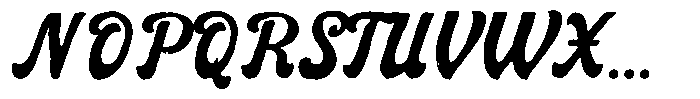 Redmont Script Font UPPERCASE