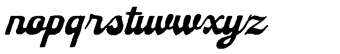 Redmont Script Font LOWERCASE