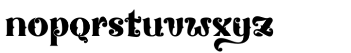 Redmoor Font LOWERCASE