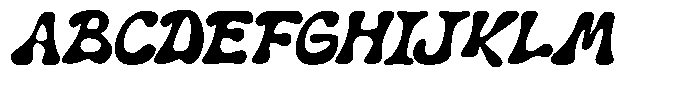 Redneck Font UPPERCASE