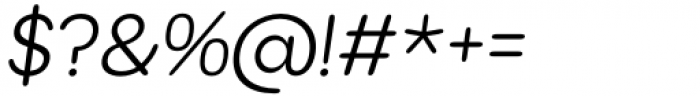 Redoneta Rounded Light Italic Font OTHER CHARS