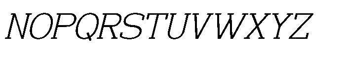 Redorus Italic Font UPPERCASE