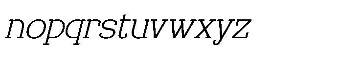 Redorus Italic Font LOWERCASE