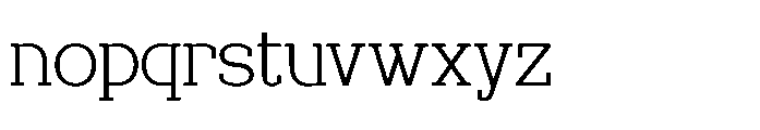 Redorus Regular Font LOWERCASE