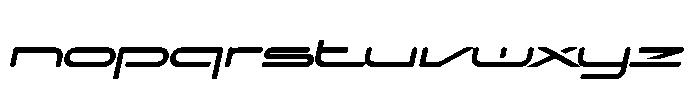 Redriver Rounded Italic Font LOWERCASE