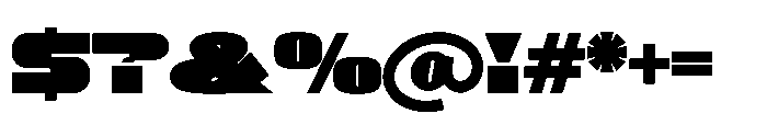 Redrun Regular Font OTHER CHARS
