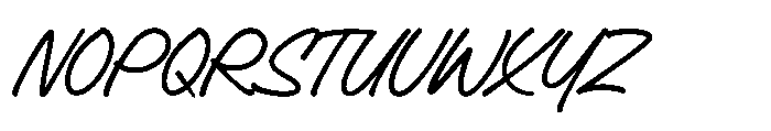 Redrun Script Font UPPERCASE