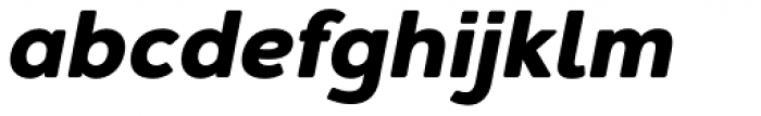 Redshift Black Oblique Font LOWERCASE