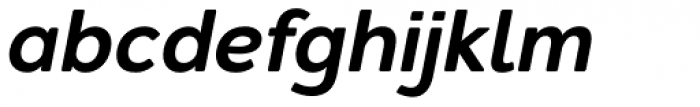 Redshift Bold Oblique Font LOWERCASE