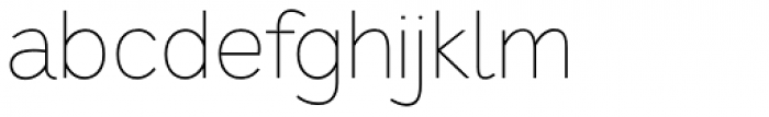 Redshift Extra Light Font LOWERCASE