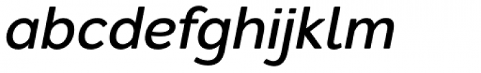 Redshift Medium Oblique Font LOWERCASE