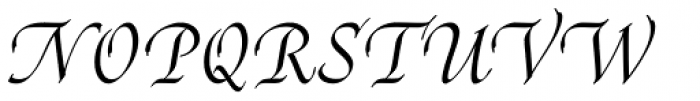 Reed Medium Font UPPERCASE