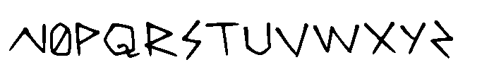 Reedural Font UPPERCASE