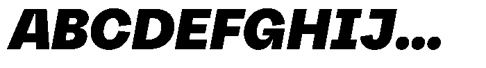 Reeti Black Italic Font UPPERCASE