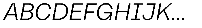 Reeti Book Italic Font UPPERCASE