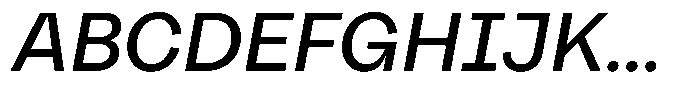 Reeti Demi Bold Italic Font UPPERCASE