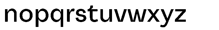 Reeti Demi Bold Font LOWERCASE