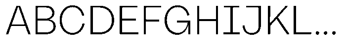 Reeti Light Font UPPERCASE