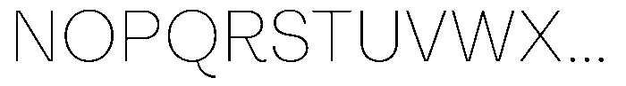 Reeti Thin Font UPPERCASE