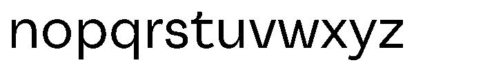 Reeti Variable Regular Font LOWERCASE