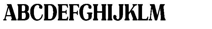 Refagio Black Condensed Font UPPERCASE