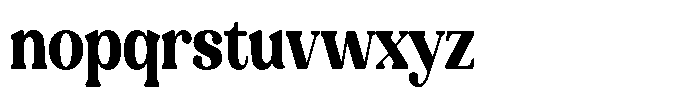 Refagio Black Condensed Font LOWERCASE