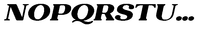 Refagio Black Expanded Italic Font UPPERCASE