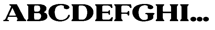 Refagio Black Expanded Font UPPERCASE