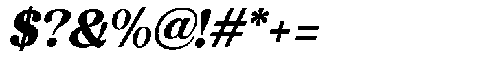 Refagio Black Semi Condensed Italic Font OTHER CHARS