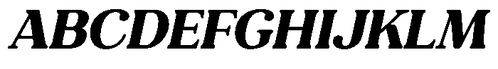Refagio Black Semi Condensed Italic Font UPPERCASE