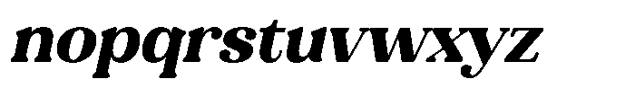 Refagio Black Semi Condensed Italic Font LOWERCASE