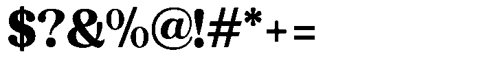 Refagio Black Semi Condensed Font OTHER CHARS