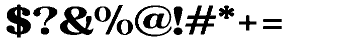 Refagio Black Semi Expanded Font OTHER CHARS
