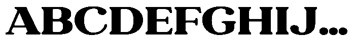Refagio Black Semi Expanded Font UPPERCASE