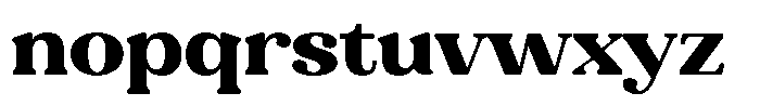 Refagio Black Font LOWERCASE