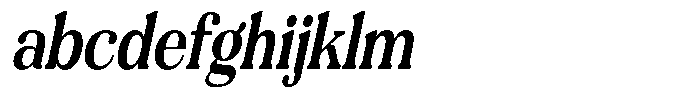 Refagio Bold Condensed Italic FONT