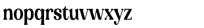 Refagio Bold Condensed Font LOWERCASE