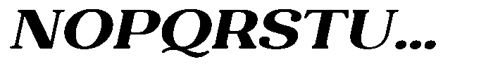 Refagio Bold Expanded Italic Font UPPERCASE
