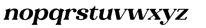 Refagio Bold Italic Font LOWERCASE