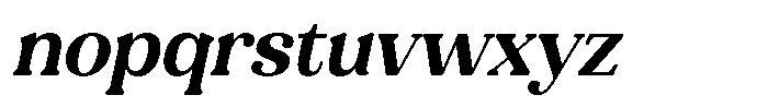 Refagio Bold Semi Condensed Italic Font LOWERCASE