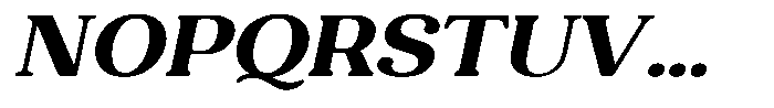 Refagio Bold Semi Expanded Italic Font UPPERCASE