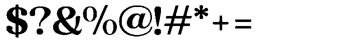 Refagio Bold Font OTHER CHARS
