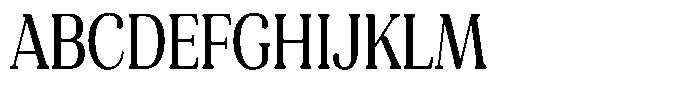 Refagio Condensed Font UPPERCASE