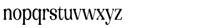 Refagio Condensed Font LOWERCASE