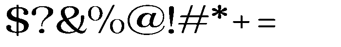 Refagio Expanded Font OTHER CHARS