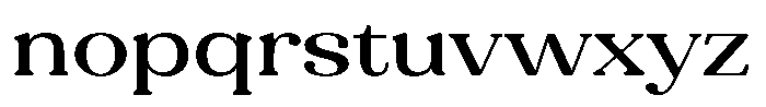 Refagio Expanded Font LOWERCASE