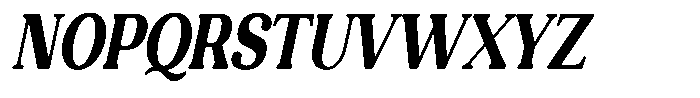 Refagio Extra Bold Condensed Italic Font UPPERCASE