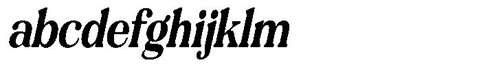 Refagio Extra Bold Condensed Italic FONT