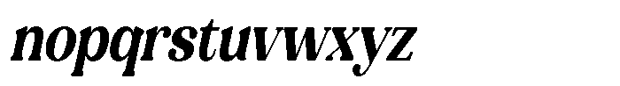 Refagio Extra Bold Condensed Italic Font LOWERCASE